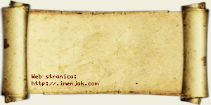 Isidora Čičovački vizit kartica